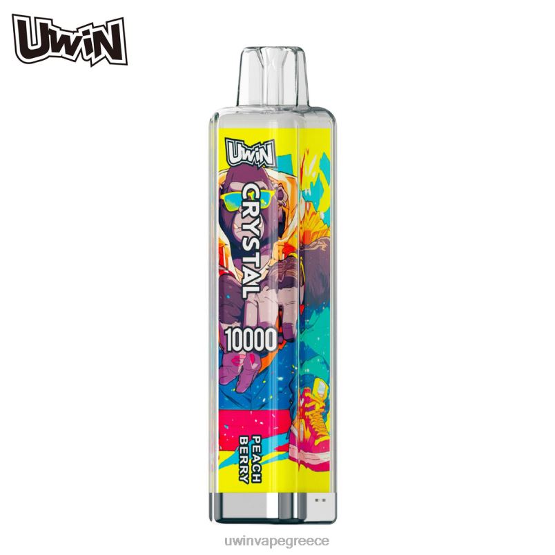 Uwin Vape Κατάστημα μούρο ροδάκινο | UWIN CRYSTAL 10000 ατμούς μιας χρήσης FHT0212